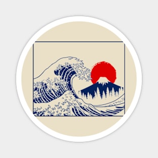 Great Fiji Kanagawa Wave Magnet